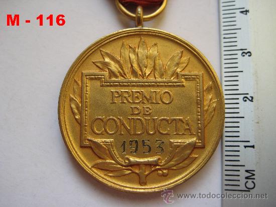 Lote de 3 medalla s de buena conducta colegio s - Comprar 