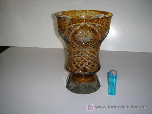 Antig&uuml;edades: jarron de cristal - Foto 1