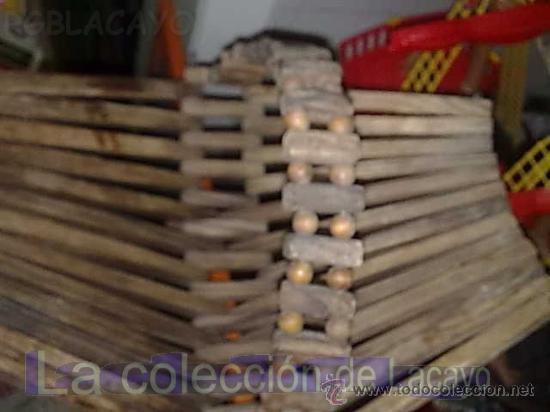Antig&uuml;edades: ANTIGUO FRUTERO O CENTRO DE MESA MADERA PLEGABLE - Foto 2