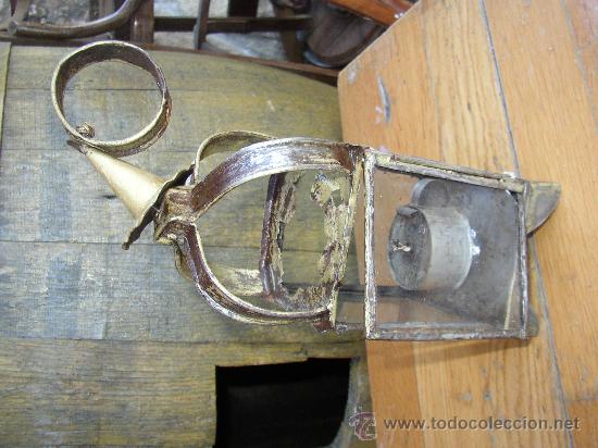 Antig&uuml;edades: Antiguo farol de aceite utilizado en Castilla - Foto 1