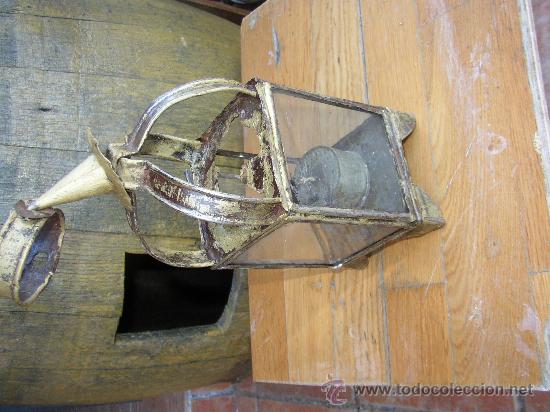 Antig&uuml;edades: Antiguo farol de aceite utilizado en Castilla - Foto 2