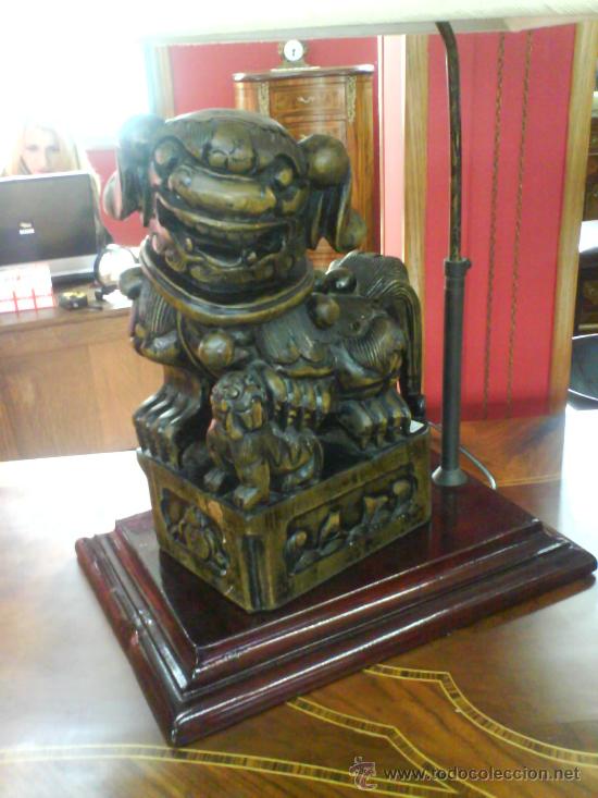Antig&uuml;edades: LAMPARA DE SOBREMESA ORIENTAL - Foto 1