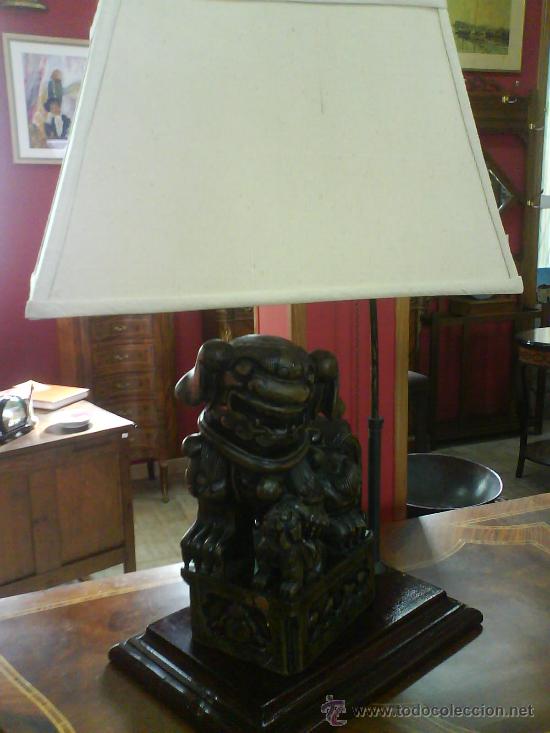 Antig&uuml;edades: LAMPARA DE SOBREMESA ORIENTAL - Foto 2