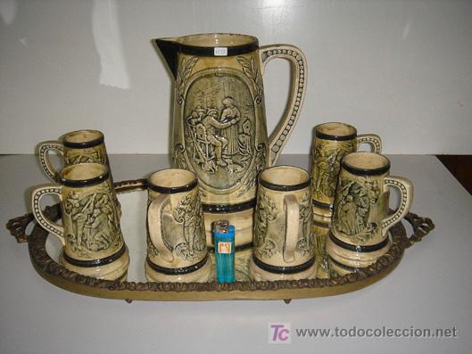 Antig&uuml;edades: juego de cerveza - Foto 1