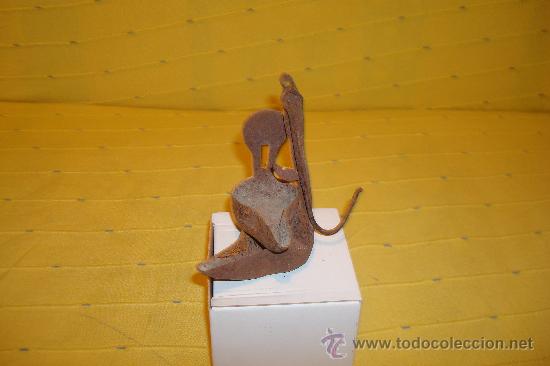 Antig&uuml;edades: ANTIGUO CANDIL ACEITE DOBLE CAZOLETA - Foto 3