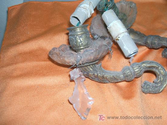Antig&uuml;edades: ANTIGUO APLIQUE DE BRONCE. - Foto 1