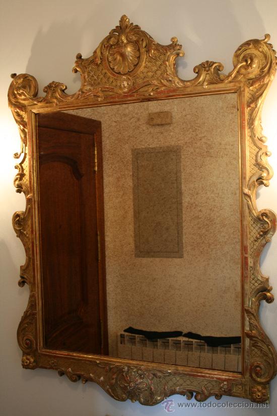 Antig&uuml;edades: ESPEJO ISABELINO. GRAN TAMA&Ntilde;O. - Foto 1