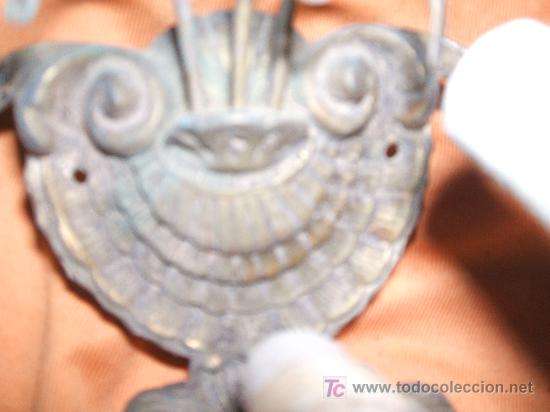 Antig&uuml;edades: ANTIGUO APLIQUE DE BRONCE. - Foto 3