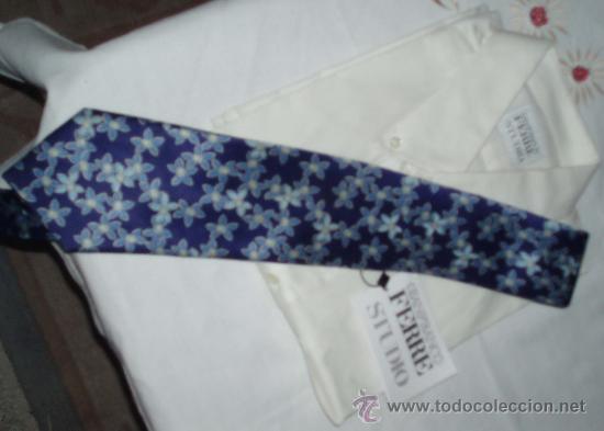 Antig&uuml;edades: Corbata de seda hecha a mano - Foto 2