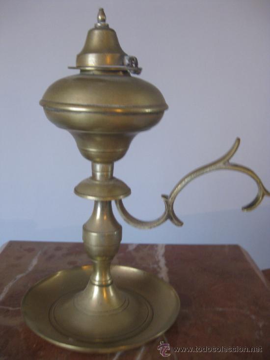 Oggetti Antichi: CAPUCHINA EN METAL DORADO ANTIGUA, DE BONITO DISE&Ntilde;O Y CALIDAD