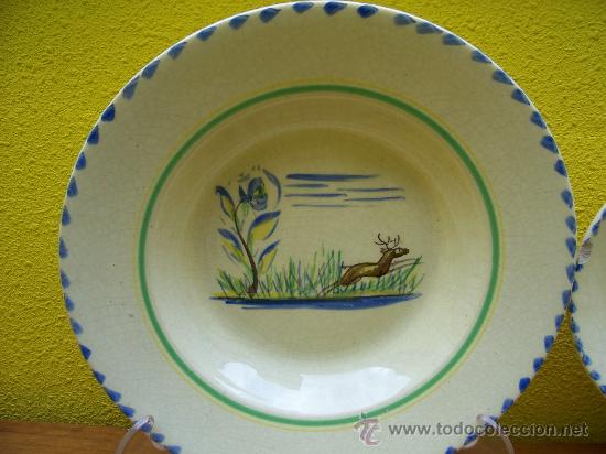 Antig&uuml;edades: PLATO HONDO 24 CM - Foto 2