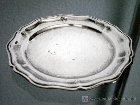 Antig&uuml;edades: Platito cenicero plata redondeado - Foto 2