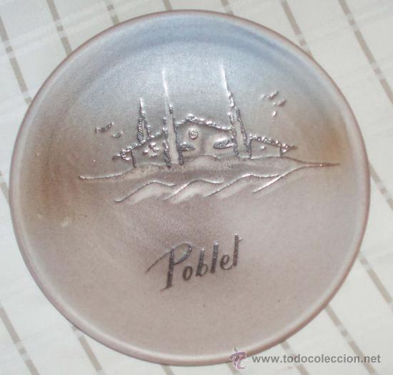 Antig&uuml;edades: plato recuerdo de poblet - Foto 1