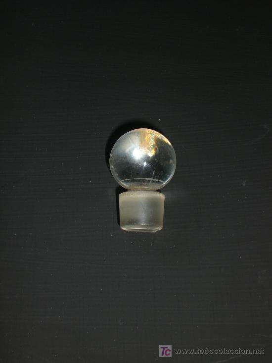 Antig&uuml;edades: ANTIGUO TAPON DE BOTELLA CRISTAL - Foto 1