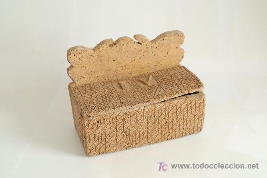 Antig&uuml;edades: Especiero en corcho. &Aacute;vila-Salamanca. - Foto 1