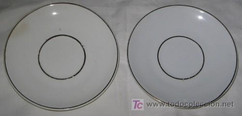 Antig&uuml;edades: 2 PLATITOS DE PORCELANA PICKMAN - Foto 1