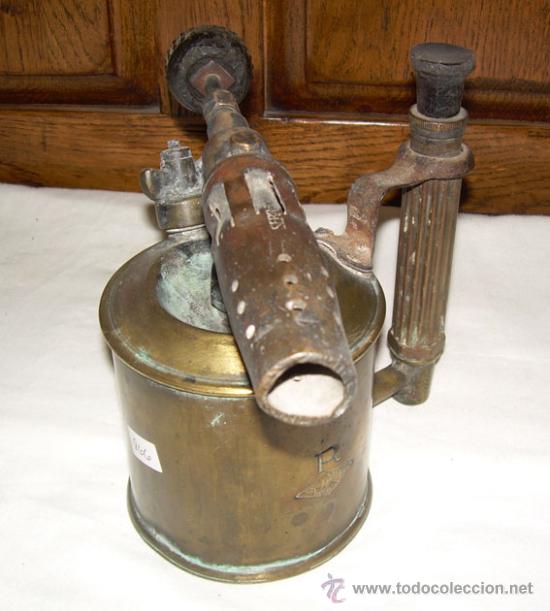 Antig&uuml;edades: ANTIGUO SOPLETE DE METAL - Foto 2