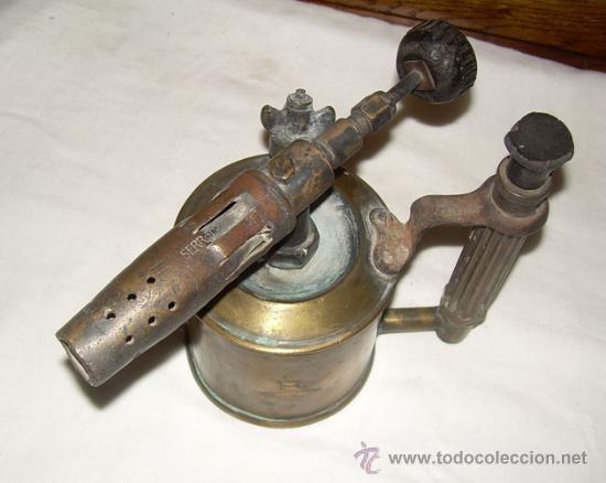 Antig&uuml;edades: ANTIGUO SOPLETE DE METAL - Foto 3