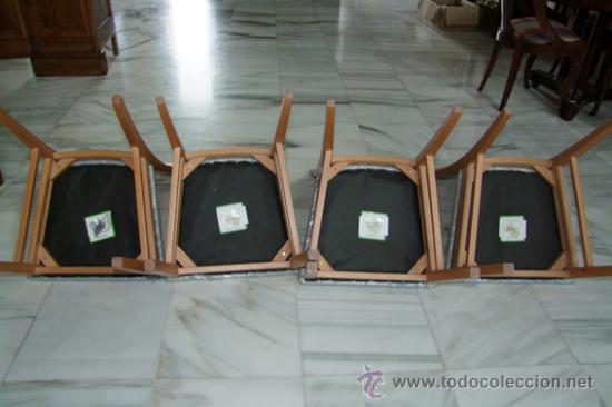 Antig&uuml;edades: 4 SILLAS EN HAYA REF.4589 - Foto 6