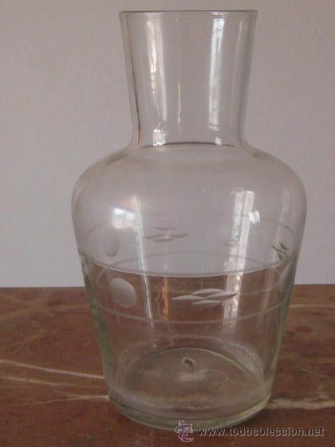 Oggetti Antichi: VASO DE NOCHE DE CRISTAL TALLADO - PRECIOSO