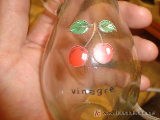 Antig&uuml;edades: vinagrero de cristal - Foto 2