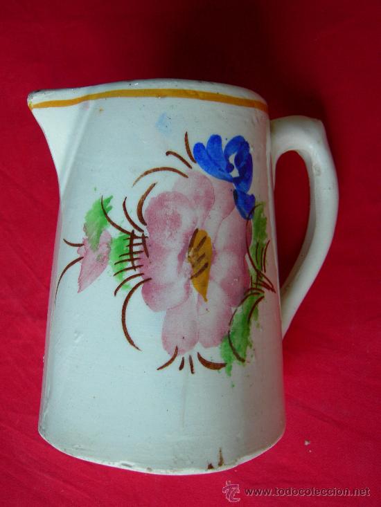Antig&uuml;edades: ANTIGUA JARRA CON FLOR HILEROS - Foto 2