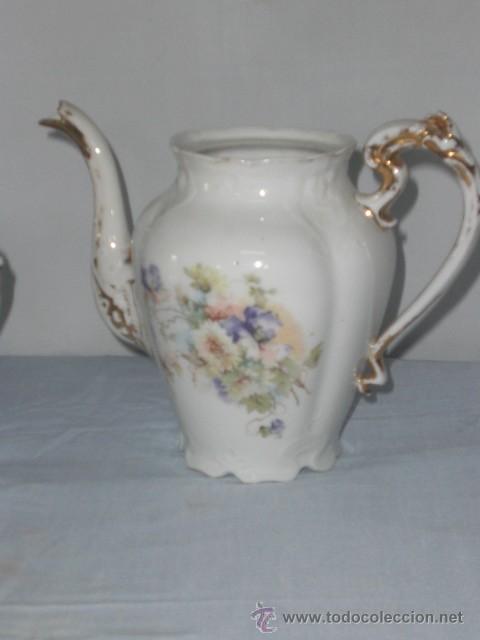 Antig&uuml;edades: TETERA Y AZUCARERA DE PORCELANA. - Foto 4