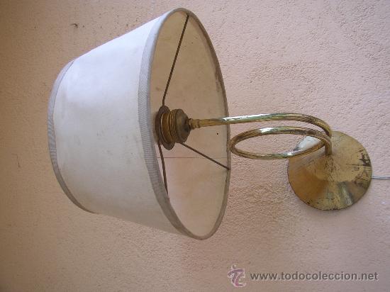 Antig&uuml;edades: Antiguo aplique de pared en cobre. - Foto 1