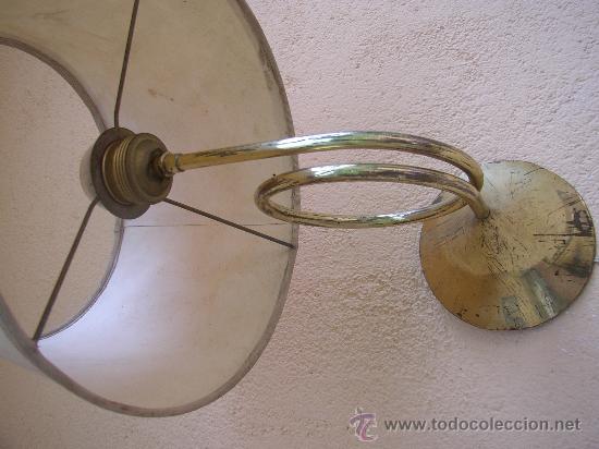 Antig&uuml;edades: Antiguo aplique de pared en cobre. - Foto 2