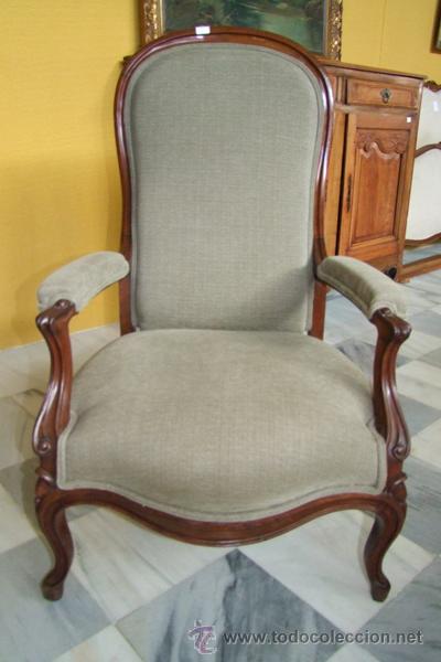 Antig&uuml;edades: SILLON NAPOLEON I,CAOBA REF.2431 - Foto 1