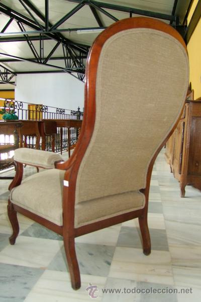 Antig&uuml;edades: SILLON NAPOLEON I,CAOBA REF.2431 - Foto 3