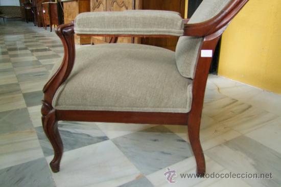 Antig&uuml;edades: SILLON NAPOLEON I,CAOBA REF.2431 - Foto 4