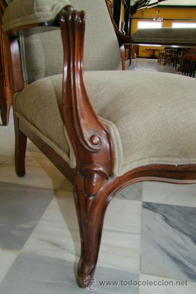 Antig&uuml;edades: SILLON NAPOLEON I,CAOBA REF.2431 - Foto 6