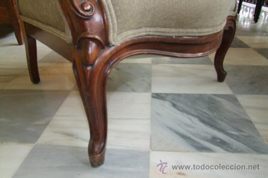 Antig&uuml;edades: SILLON NAPOLEON I,CAOBA REF.2431 - Foto 7