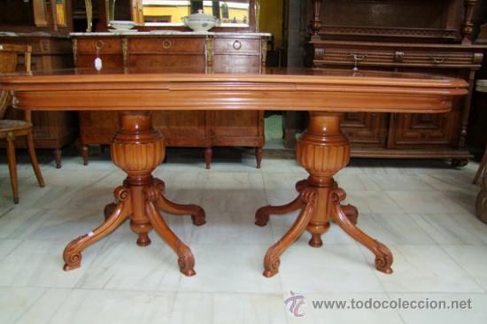 Antig&uuml;edades: MESA PARA COMEDOR, INGLESA, EN RA&Iacute;Z REF.4220 - Foto 1
