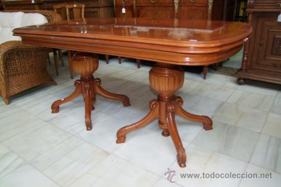 Antig&uuml;edades: MESA PARA COMEDOR, INGLESA, EN RA&Iacute;Z REF.4220 - Foto 2