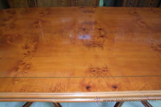 Antig&uuml;edades: MESA PARA COMEDOR, INGLESA, EN RA&Iacute;Z REF.4220 - Foto 4