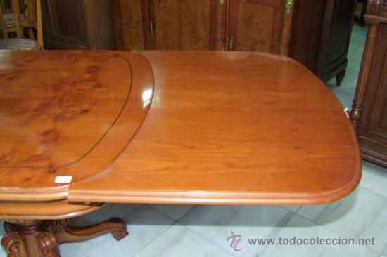 Antig&uuml;edades: MESA PARA COMEDOR, INGLESA, EN RA&Iacute;Z REF.4220 - Foto 8