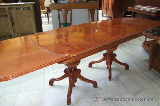 Antig&uuml;edades: MESA PARA COMEDOR, INGLESA, EN RA&Iacute;Z REF.4220 - Foto 9