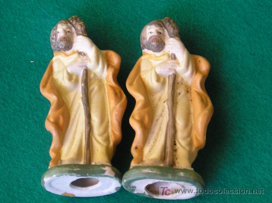 Antiquit&auml;ten: **LOTE DE DOS FIGURAS EN CER&Aacute;MICA DE SAN JOSE**