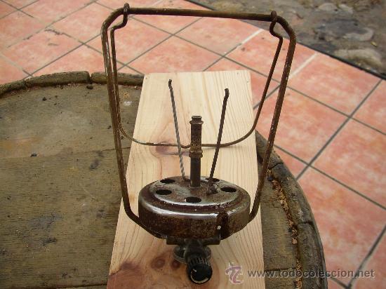 Antig&uuml;edades: ELEMENTO PARA L&Aacute;MPARA DE CAMPINGAS - Foto 2
