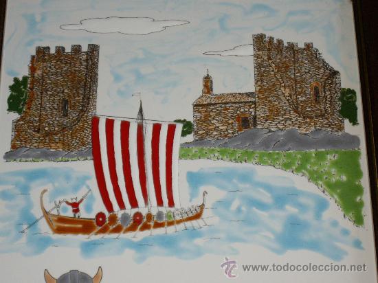 Antig&uuml;edades: CUADRO, AZULEJO DE CONCELLO DE CATOIRA - Foto 2