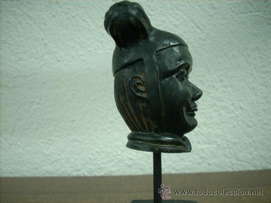 Antig&uuml;edades: PEQUE&Ntilde;O BUSTO CON PEANA - Foto 2
