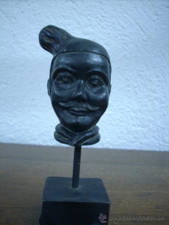 Antig&uuml;edades: PEQUE&Ntilde;O BUSTO CON PEANA - Foto 3