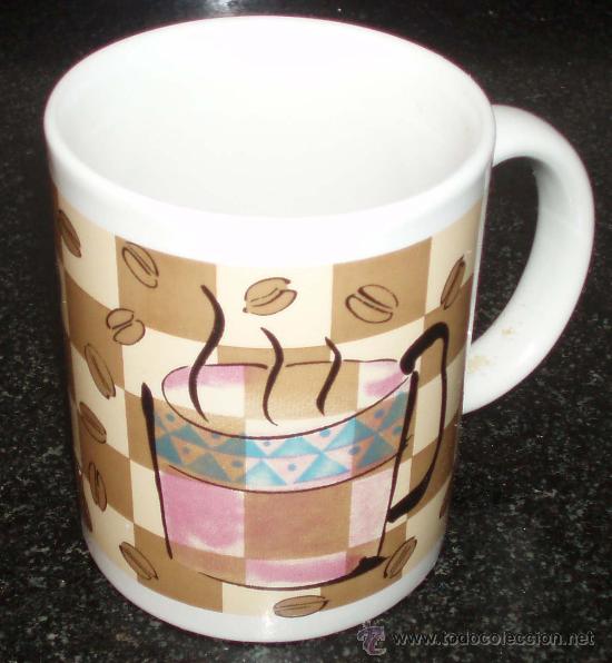 Antig&uuml;edades: taza con dibujo - Foto 1