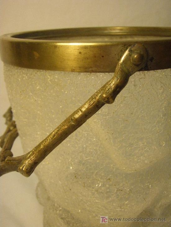 Antig&uuml;edades: CUBO DE CRISTAL EFECTO DE HIELO - Foto 2