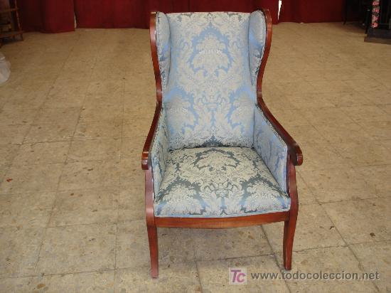 Antig&uuml;edades: SILLON DE CAOBA MACIZA - Foto 1