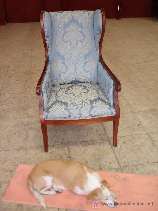 Antig&uuml;edades: SILLON DE CAOBA MACIZA - Foto 5