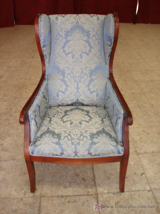 Antig&uuml;edades: SILLON DE CAOBA MACIZA - Foto 3
