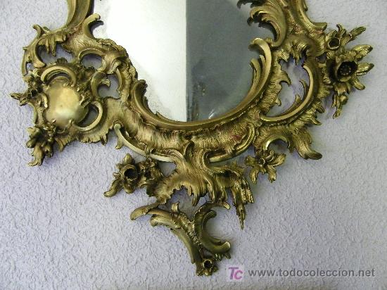 Antig&uuml;edades: ESPEJO METAL - Foto 2